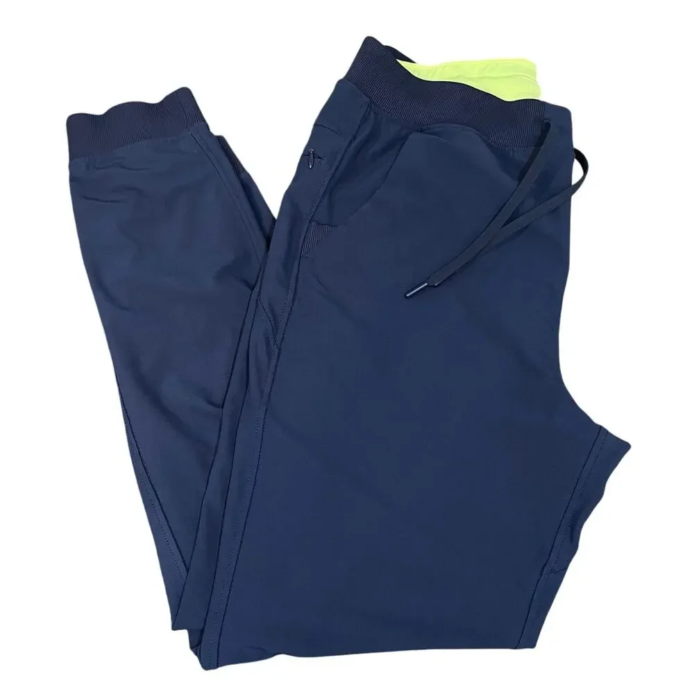 Birddogs Men's Jogger Pants Built-In Liner Athletic Performance Joggers Navy XL